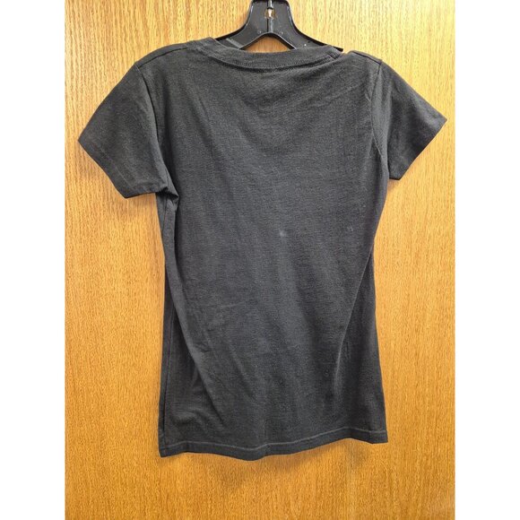 Stronger Together Breast Cancer Awareness Black V-Neck T-Shirt By Shop4Ever - Picture 3 of 3